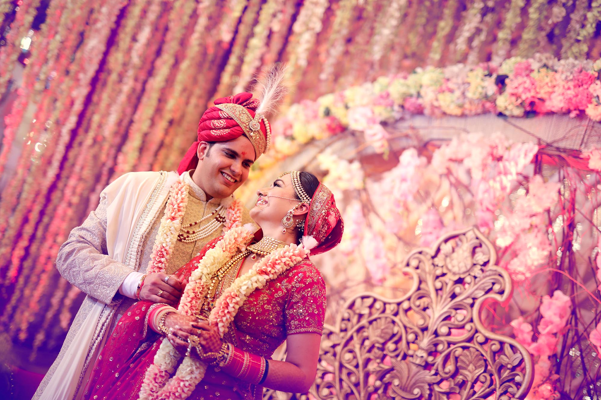 Innovative Indian Wedding Couple Photography Poses You Must Try -  LooksGud.com | Engagement dress for bride, Indian wedding gowns, Indian  wedding couple photography
